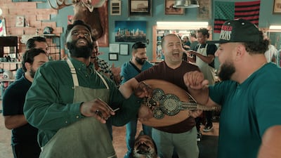 Tobe Nwigwe as Nick, Kamal Zayed as Nazeer, Mo Amer as Mo. Netflix