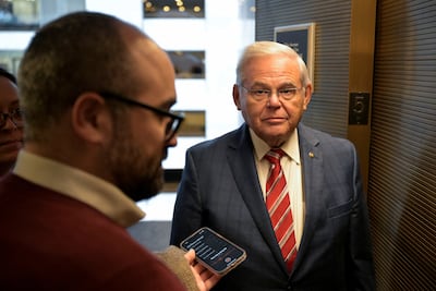 US Senator Bob Menendez was indicted last month over allegations he took bribes. Reuters