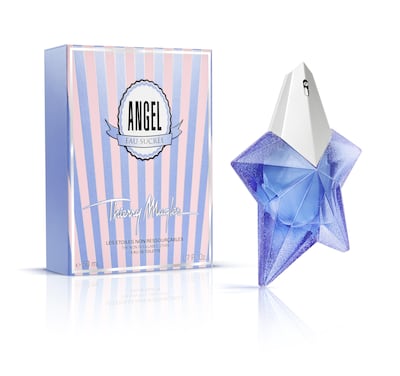 Thierry Mugler Angel Eau Sucree Limited Edition 2015 perfume in the famous star-shaped bottle. Photo: Thierry Mugler. NOTE: Rebecca McLaughlin-Duane - June 2015 - Eid fragrance *** Local Caption *** Thierry Mugler_Angel Eau Sucrce Limited Edition 2015 (2).jpg