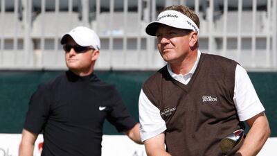 England's Paul Broadhurst, right, will be one of the big names to compete in Sharjah this year. Photo courtesy Joseph J Capellan