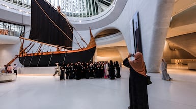 Zayed National Museum is one of three museums included in a hotel stay offer in Abu Dhabi. Victor Besa / The National