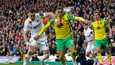Max Aarons, 6 - Always looked eager to drive into the Leeds box from the right-hand side and plucked Hanley’s ball out of the air with the deftest of touches. Almost crafted a last-ditch leveller, but his in-swinging cross was a little too hot for Placheta to control. Reuters