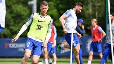 Chelsea's English midfielder Ross Barkley. AFP