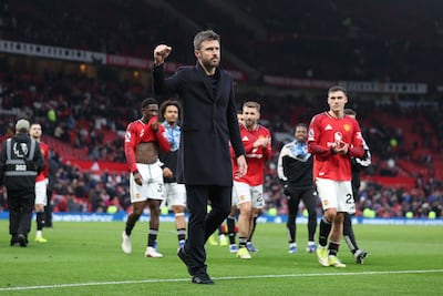Michael Carrick has won his first three games in charge since being named Manchester United interim manager. Getty Images