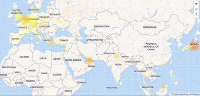 The Instagram outages. Courtesy downdetector.com