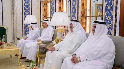 Bahraini officials attend the meeting