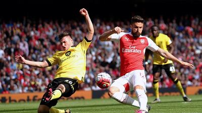 6. ARSENAL FC (Premier League): Brand value – €790 million : Brand value change – up 48%. Julian Finney / Getty Images