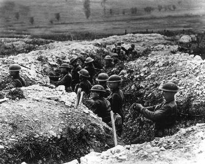 The First World War led to the deaths of 10 million military personnel and 7 million civilians. AP Photo