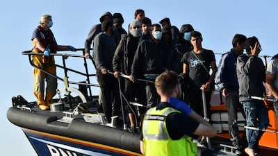 The stream of boats from mainland Europe is likely to continue throughout the week, as mild weather is forecast to continue. AFP