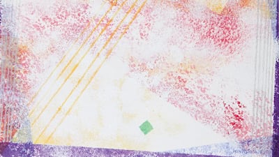 Kamal Boullata's 'Addolcendo 6' (2015)