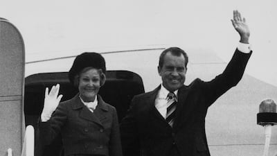 40. Patricia Ryan Nixon was the wife of Richard Nixon. She was First Lady from 1969 until 1974, when her husband resigned following the Watergate scandal. Getty Images