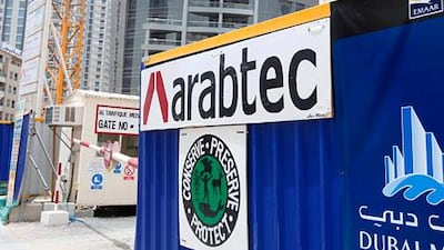 Arabtec was added to MSCI's index yesterday. Jeffrey E Biteng / The National
