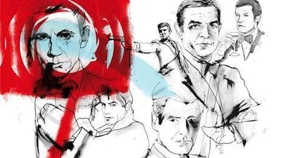 Oasis celebrates 50 years of James Bond on film. Illustration by Patrick Morgan for The National