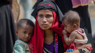 Hundreds of thousands of Rohingya have fled Myanmar for camps in Bangladesh. AP Photo/Dar Yasin