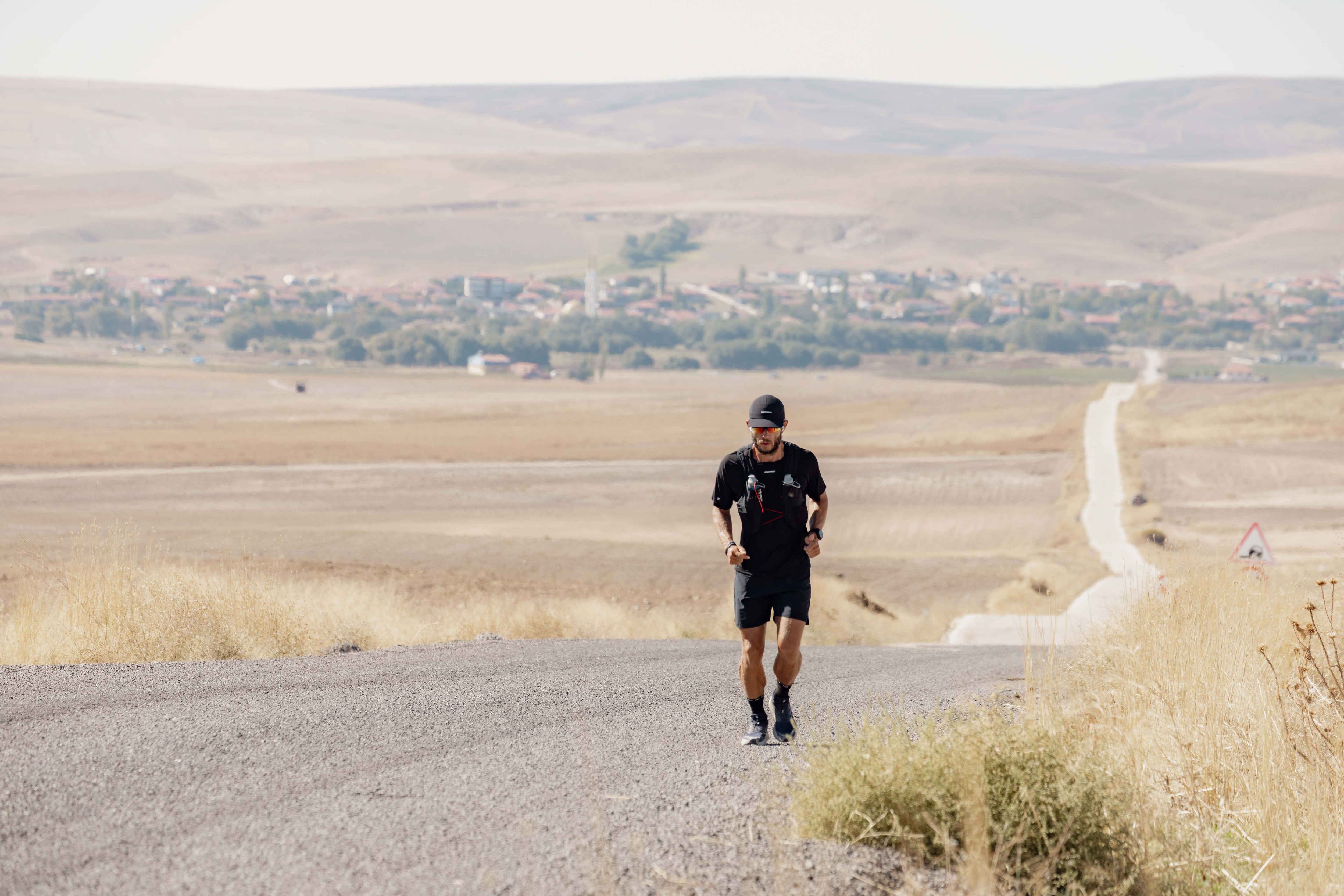Nick was forced to deal with weather extremes, steep climbs and hidden wildlife on his epic run. Photo: Nick Coats