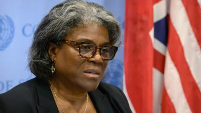 US ambassador to the United Nations Linda Thomas-Greenfield. AFP