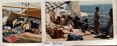 Passengers onboard the Dwarka in 1981. Photo: ©Robert Woods