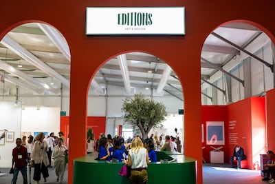 Editions is a platform for limited-edition artworks at varied prices. Photo: Dubai Design Week