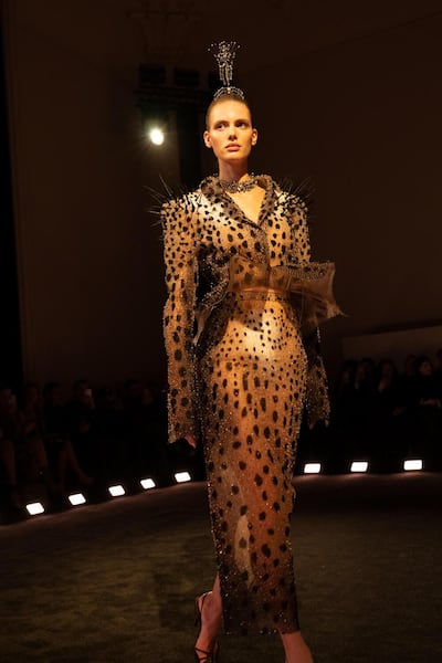 Schiaparelli leans into the theatrical and the fantastical. Photo: Schiaparelli