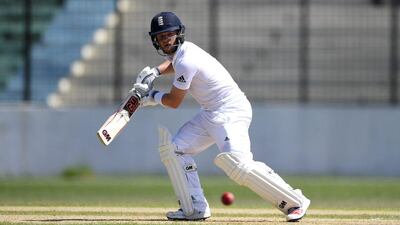 Ben Duckett of England bats during a tour match against a Bangladesh Cricket Board XI on Saturday ahead of the Test series. Gareth Copley / Getty Images / October 15, 2016