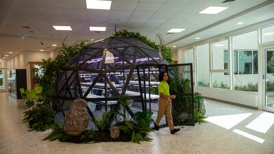 The biodome has been installed to give pupils hands-on experience in agricultural science