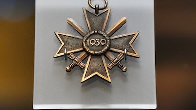 A copy of the German War Merit Cross, or Kriegsverdienstkreuz, dated 1939