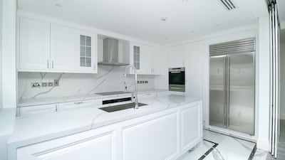 The kitchen is fully stocked with the latest top-end machinery.