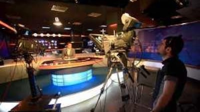 In February of last year, Reuters reported that RAKIA purchased Imedi TV, Georgia's second-largest TV station. Above, an Imedi TV studio.