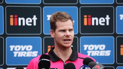 Sydney Sixers' Steve Smith before a training session at the Sydney Cricket Ground. Getty Images