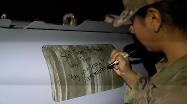 US forces struck more than 70 ISIS-linked targets in Syria on Friday. AFP