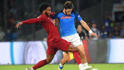 Khvicha Kvaratskhelia - 8. Liverpool struggled to contain the Georgian but his over-elaboration sometimes slowed down attacks. He made beating Alexander-Arnold and Gomez look easy before he set up the third goal. He made way for Zerbin in the 57th minute. PA