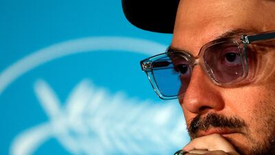 Russian director Kirill Serebrennikov at a press conference for his film 'Tchaikovsky’s Wife' at Cannes Film Festival 2022. Reuters