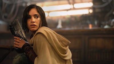 Rebel Moon stars Sofia Boutella as Kora, a reluctant hero from a peaceful village who is forced to fight for her people. Photo: Netflix