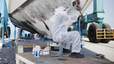 The Gulf Craft factory in Umm Al Quwain. Sarah Dea / The National