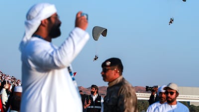 Spectators arrived in droves on Friday to witness Union Fortress 10, a military parade aimed at showcasing the UAE’s military capabilities. All photos Victor Besa / The National