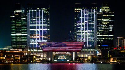 The Galleria Mall on Al Maryah Island in Abu Dhabi commemorates the US Independence Day, also known as the Fourth of July.