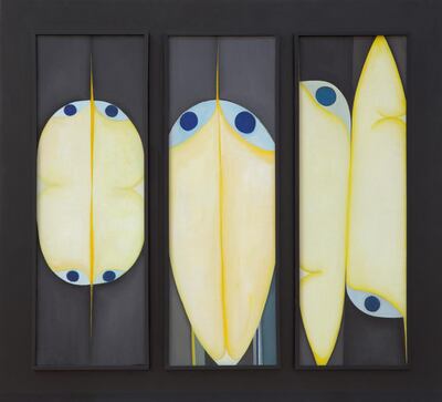 Huguette Caland's 'Family' from 1978.