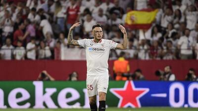 Lucas Ocampos – 9. United couldn’t get near him for long periods. Almost got on the end of En-Nesyri’s knock-down and had his effort ruled out for a marginal offside. Set the bar for effort with a series of unopposed sprints, but will be haunted by his failure to net a second-half sitter. AFP