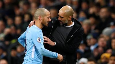 David Silva will leave Manchester City when his contract expires in 2020. Reuters