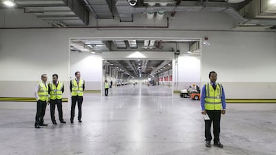 Emirates SkyCentral is located 77 kilometres from Dubai International Airport. Reem Mohammed / The National