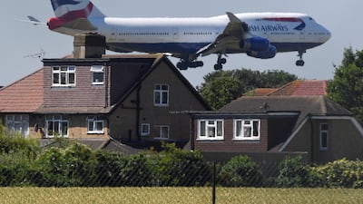 A British Airways plane lands at Heathrow Airport. On Friday a BA flight was forced to do a U-turn after take-off due to a technical issue. Photo: Reuters