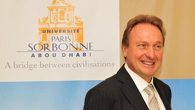 Professor Eric Fouache of Paris-Sorbonne University Abu Dhabi