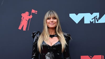 Heidi Klum arrives at the MTV Video Music Awards on Monday, August 26. AFP