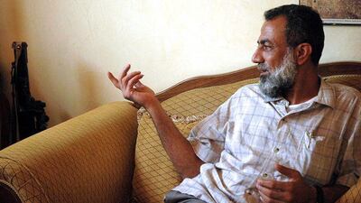 Munir al Maqdah, a Fatah commander, at his home in the Ain Hilweh refugee camp in South Lebanon.