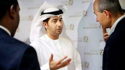 H.E. Hamad al Kaabi, the UAE's permanent representative to the International Atomic Energy Agency and Special Representative for International Nuclear Cooperation, explained the new Federal Nuclear Liability Law at a press conference on Tuesday, October 15, 2012.