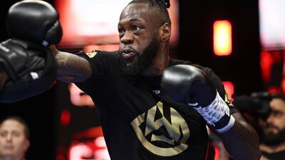 American heavyweight Deontay Wilder has won 42 of his 43 fights by knockout, suffering only two defeats and one draw. Getty