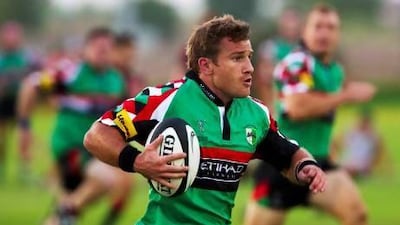 Abu Dhabi Harlequins’ Jeremy Manning, who is the club’s new coach, will play in this weekend’s Premiership Sevens in London. Christopher Pike / The National