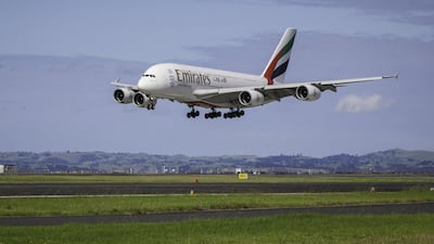 Emirates will service the 'world's longest passenger flight' from Dubai to Auckland by flying an Airbus A380 in October. It currently uses a Boeing 777, AFP PHOTO