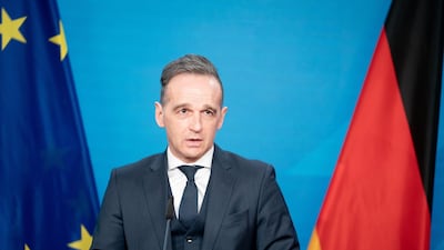 German Foreign Minister Heiko Maas said talks were being 'significantly complicated' because of Iranium escalation. EPA