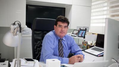 David Tobias, founder of VoucherSkout, says the platform is now focused on growing its merchant numbers and expanding overseas. Razan Alzayani for The National